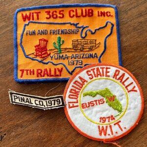 Vintage 1979 Embroidered Rally Patch